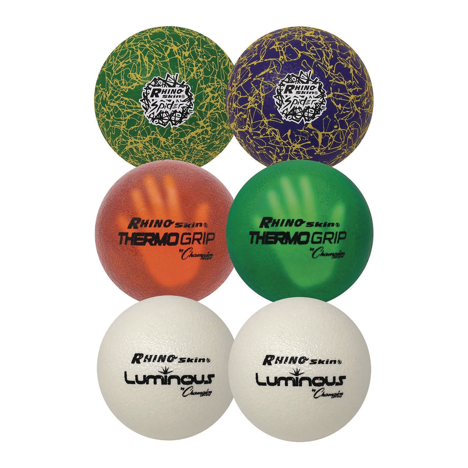 champion-sports-rhino-skin-variety-dodgeball-set-6-3-diameter-luminous-spider-thermogrip-6-set-csirxvarietyset_1